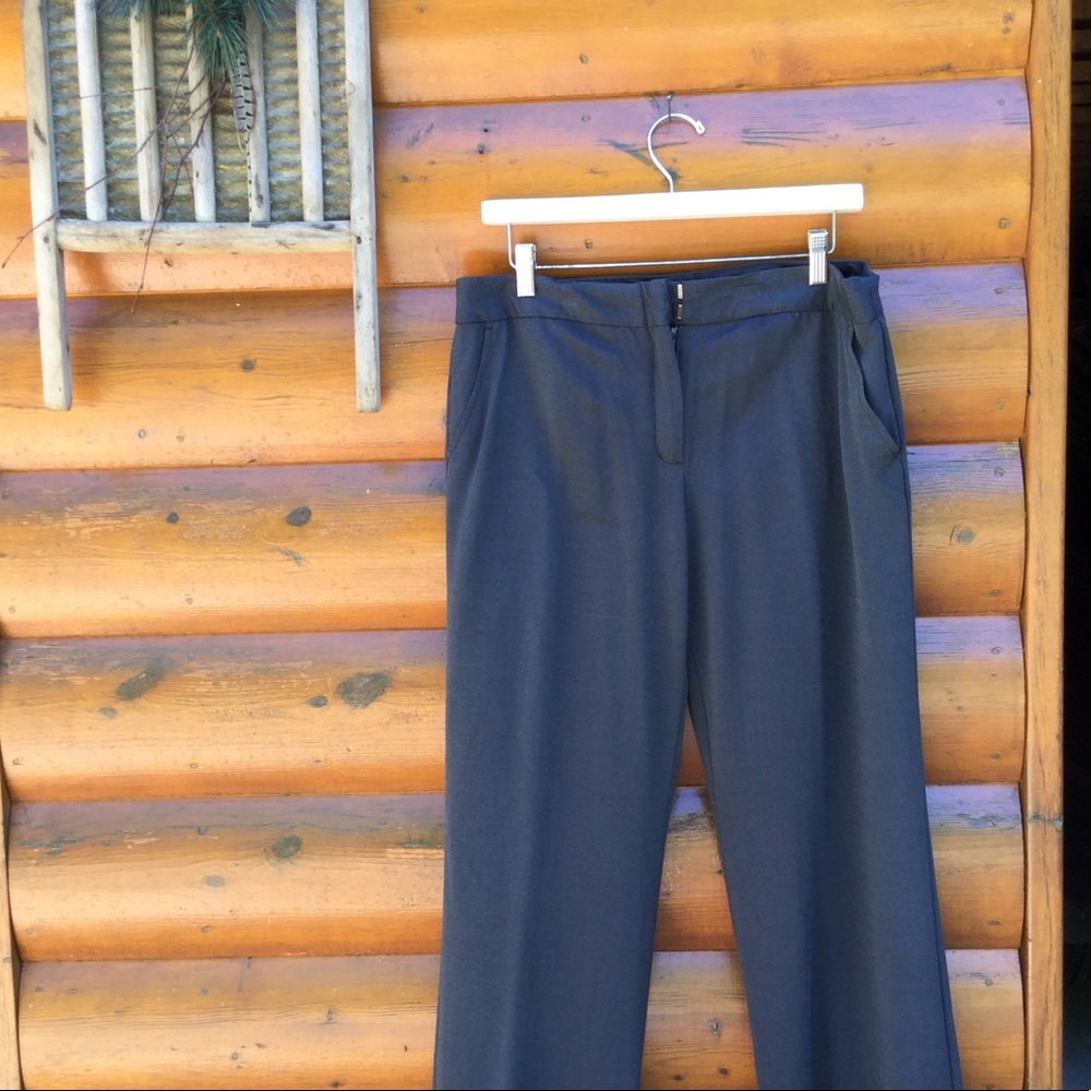 🏁  BCBG Maxazria TROUSER GREY  Sz 10